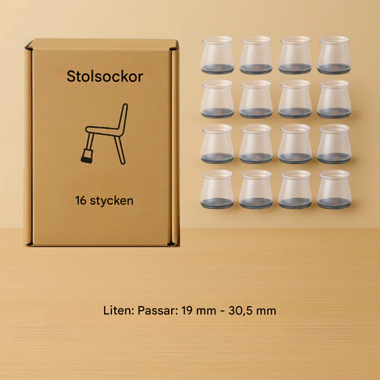 StolSokker™ - Den bästa ljuddämpande skydden för ditt golv!
