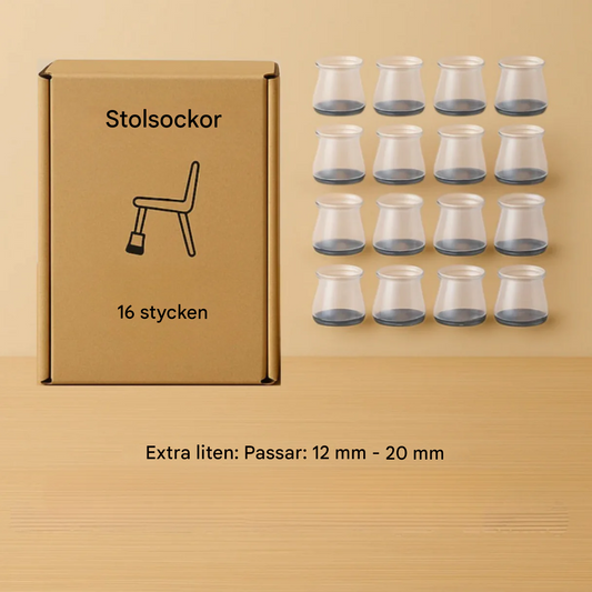 StolSokker™ - Den bästa ljuddämpande skydden för ditt golv!